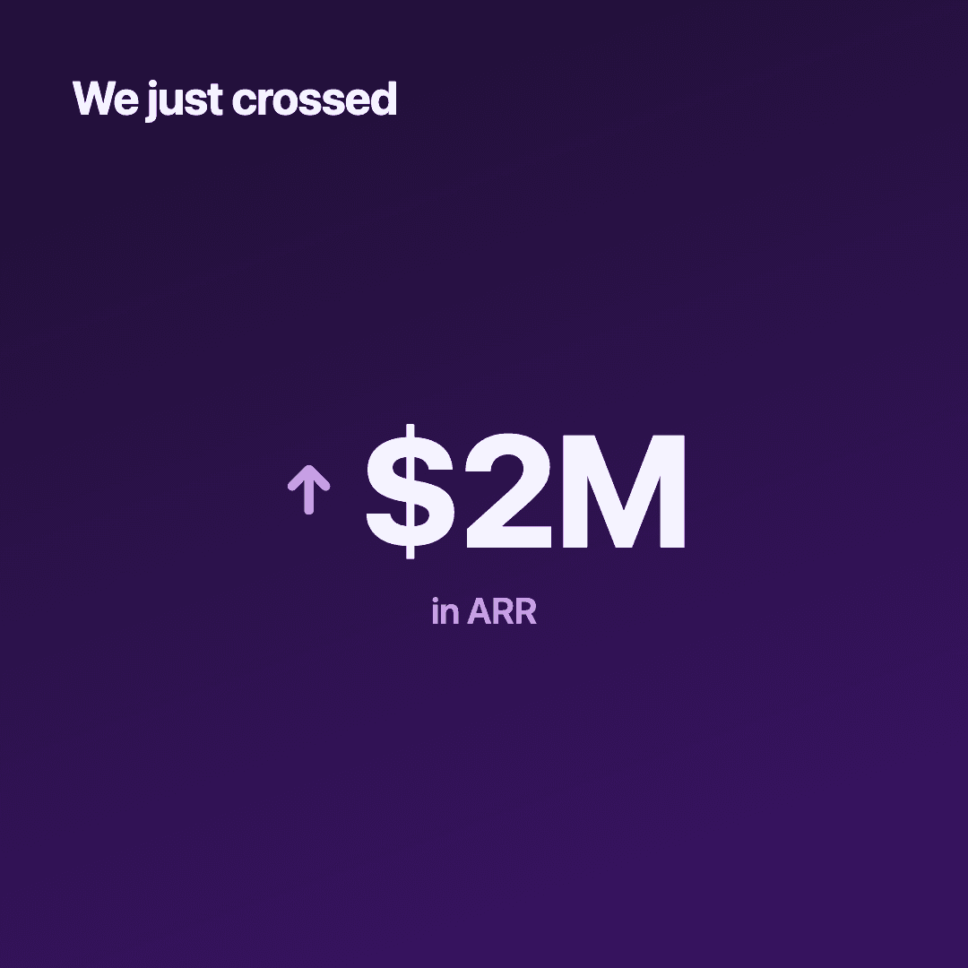 A milestone counter, square for the feed.
